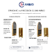 9mm 124gr Precision Clean Ammo - 9mm124NBRLE-124