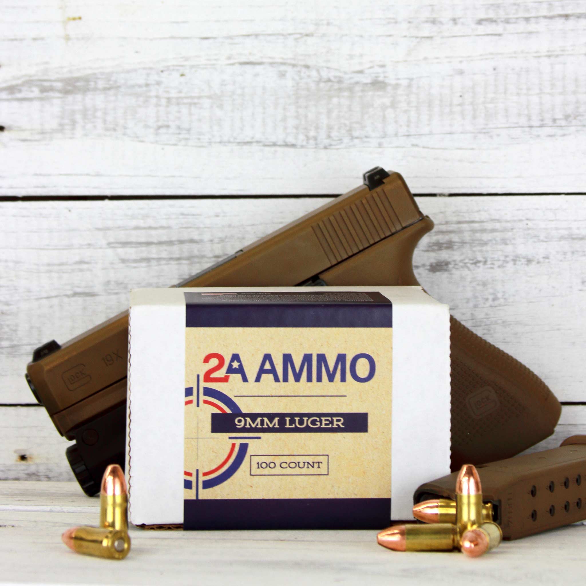 9 mm ammo - 100 rounds