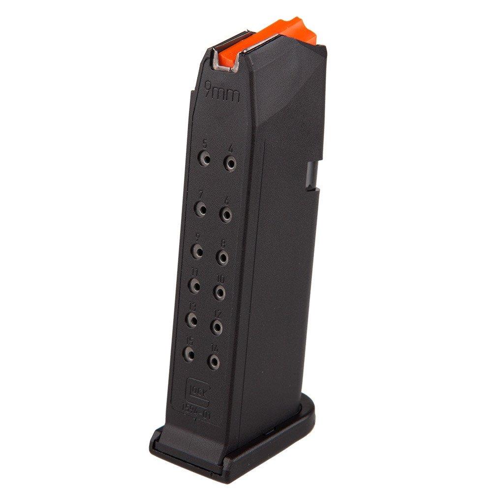 GL33812	Glock Gen5 Factory Magazine G19 G26 9mm Luger 15/rd GL33812, Gen5 Factory Magazine, G19, G26, 9mm Luger, 15rd Glock 9mm Magazine Polymer, 9mm black polymer magazine, 9mm black polymer magazine fits glock, magazine for glock model 17, magazine for glock model 19, magazine for glock model 26
